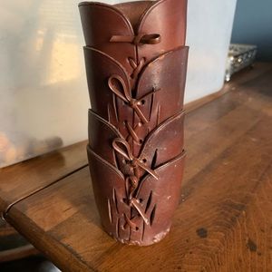 Leather Cocktail Holders